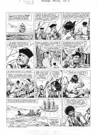 BARBE ROUGE : Planche originale 40 de BARBE ROUGE - Tome 29. A nous la Tortue